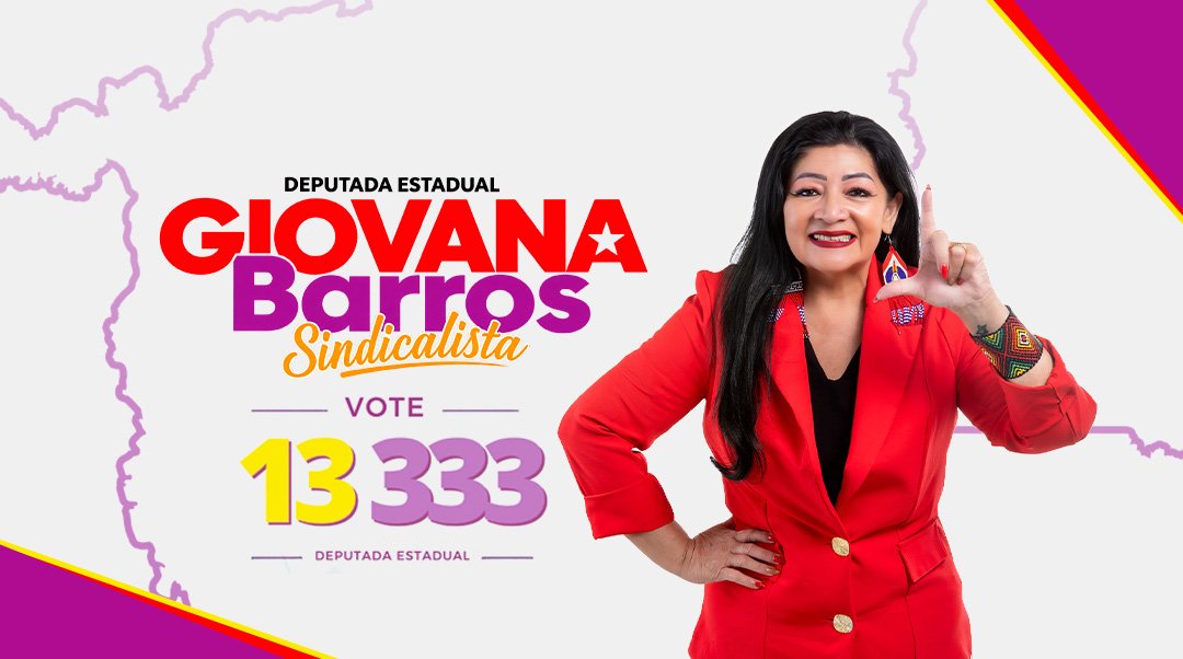 Giovana Barros - Deputada Estadual 13.333 - Rondônia PT