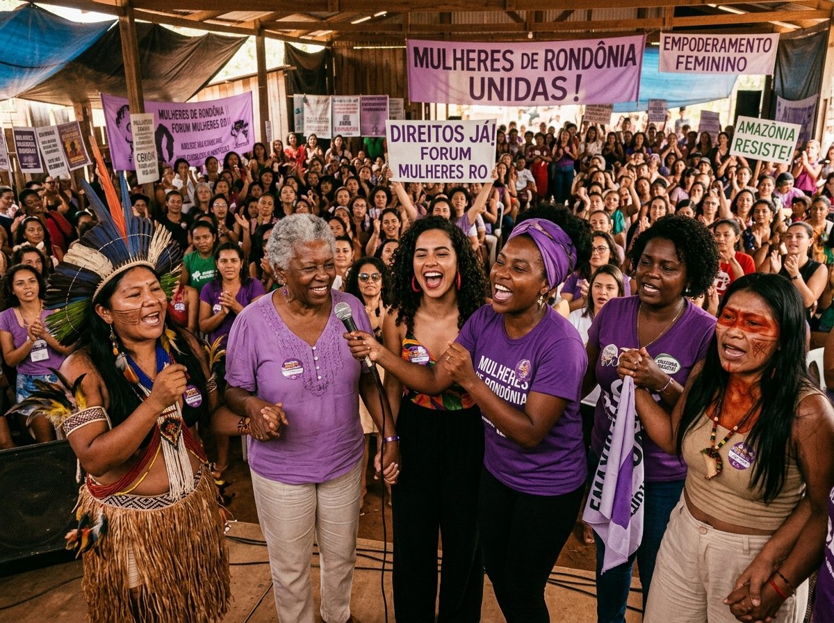 Giovana Barros em defesa dos direitos das mulheres